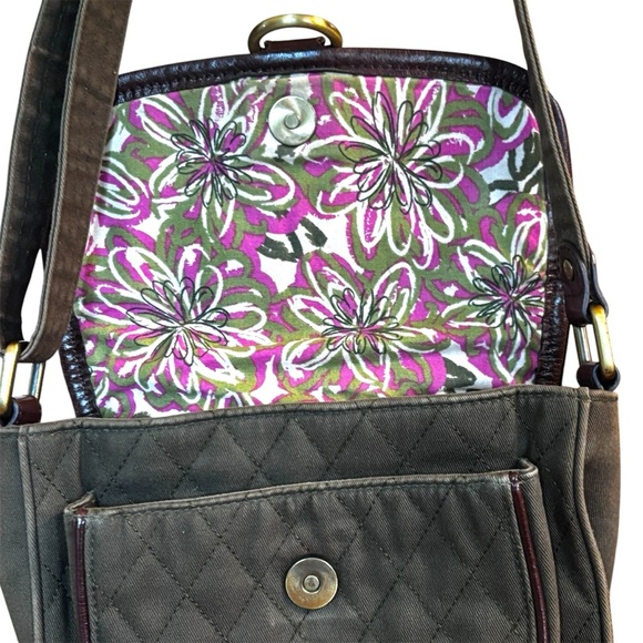 Vera Bradley Green Crossbody Bag - Picture 5 of 9